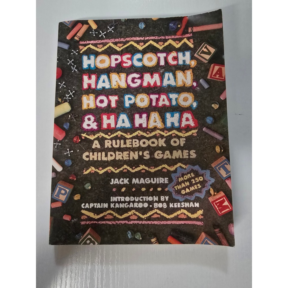 Vintage 90s Hopscotch Hangman Hot Potato and Ha Ha Ha Childrens Games Book